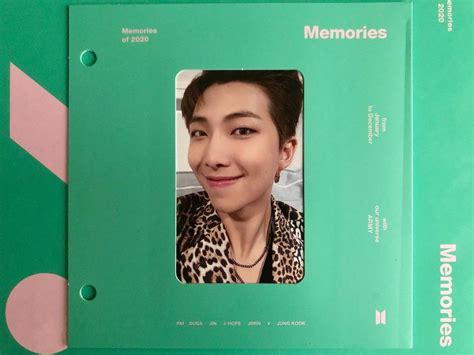 ON HAND BTS MEMORIES 2020 BLU RAY NAMJOON RM PHOTOCARD PC MEMO 2020