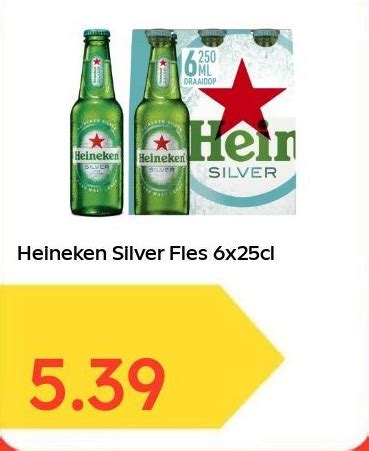 Heineken Silver Fles 6x25cl Aanbieding Bij Ochama