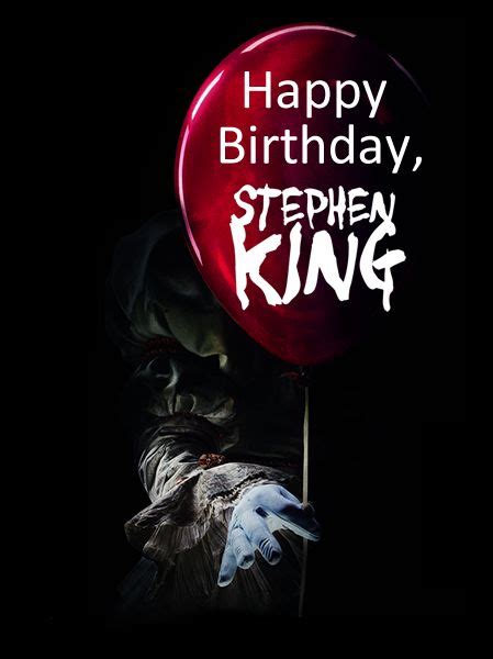 Image Result For Happy Birthday Stephen King