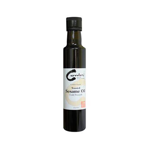 Organic Toasted Sesame Oil 250ml WholeLife