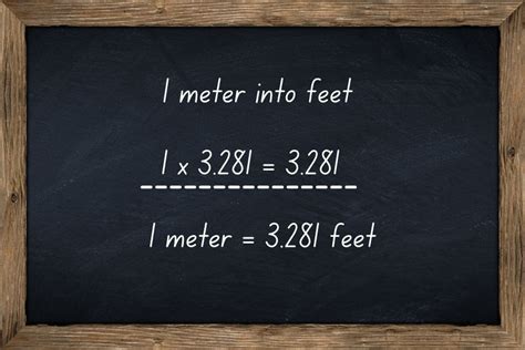 How Many Feet Are In 1 Meter