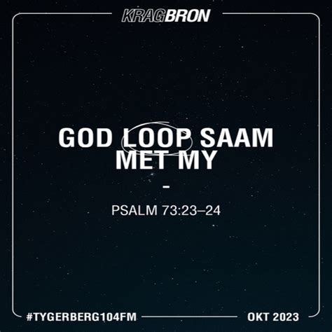 God Loop Saam Met My I Lynette Beer Tygerberg Fm