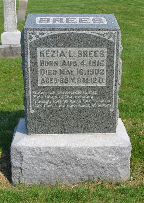 Keziah L Carpenter Brees 1816 1902 Find A Grave Memorial