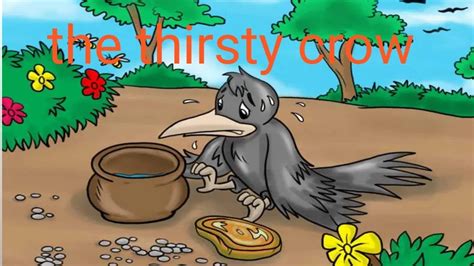 The Thirsty Crow Story In English Story For Kids In English Youtube