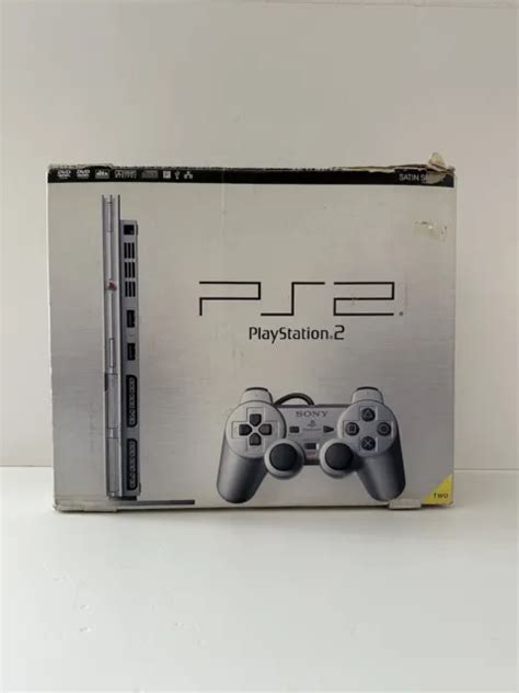 Boite Vide Sony Ps Slim Scph Playstation Slim Grise Silver Pal