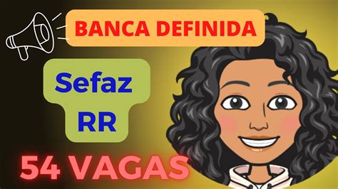 Banca Definida Concurso Sefaz Rr Youtube