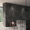 Furniture Panel Calacatta Black Bocciardato Laminam Bathroom