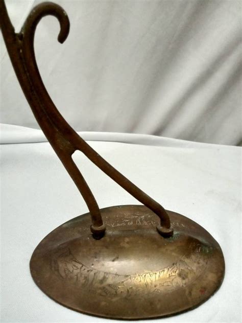 Antique Forged Pure Brass Ornament Hanging Display Stand Etsy