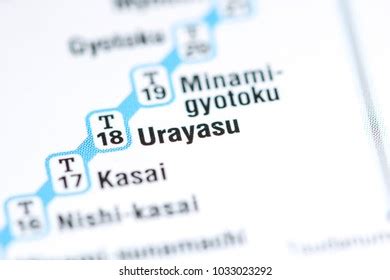 Urayasu Station Tokyo Metro Map Stock Photo 1033023292 | Shutterstock