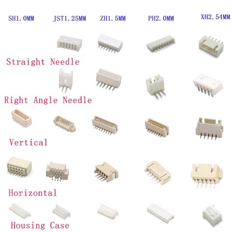 10pcs Jst Plugs Sockets Xh2 54 Ph2 0 Sh1 0 Zh1 5 Jst1 25 Connectors 10