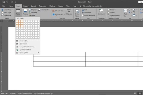 4 Cara Membuat Tabel Di Ms Word Dengan Benar Bilarasa