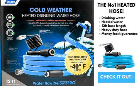 Heated Garden Hose Heat Tape Or Insulation Keep Your Water Flowing