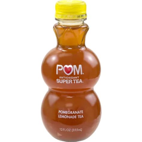 Pom Antioxidant Super Tea Pomegranate Lemonade Tea 12 Oz 6 Count