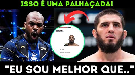 Islam Makhachev Deu Chilique De Novo Por Conta De Jon Jones Youtube