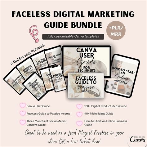 Faceless Guides Mrr Plr Lead Magnet Bundle Done For You Faceless