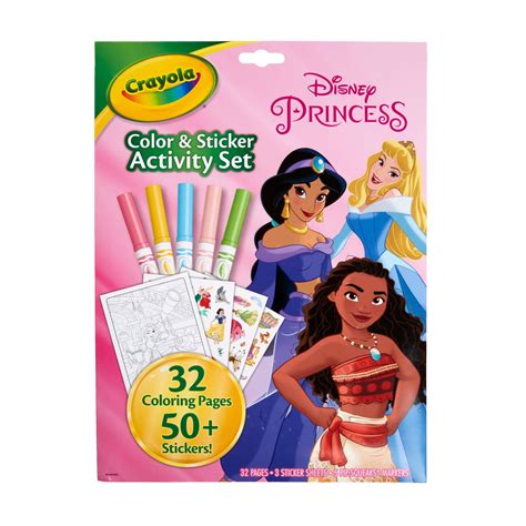 Crayola® Disney Princess Color And Sticker Activity Set Michaels