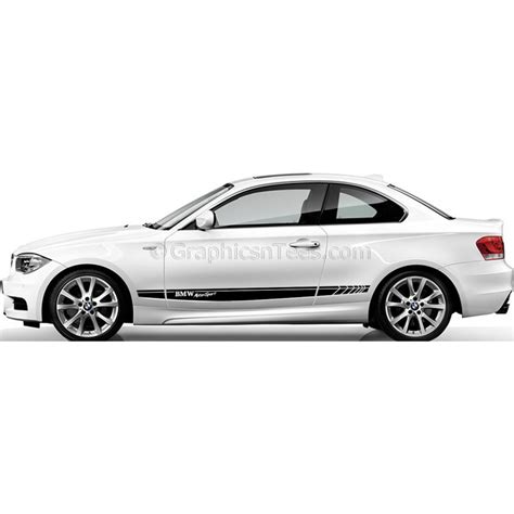 Bmw 1 Series Car Stickers Custom Side Stripe Car Vinyl Decals