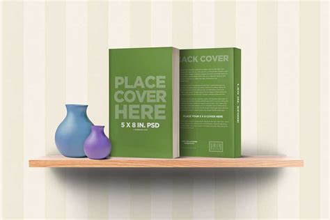 Download This Free Book Mockup In A Wood Shelf Designhooks