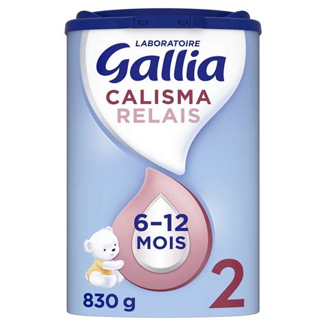 GALLIA Calisma relais 2 lait 2ème âge en poudre dès 6 mois 830g pas