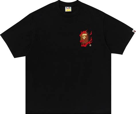 Buy Bape Souvenir Relaxed Fit Tee Black 1k30 110 349 Black Goat