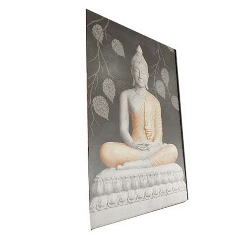 Ceramic Glossy Lord Buddha Wall Tiles Size 2x4 Feet 600x1200 Mm At