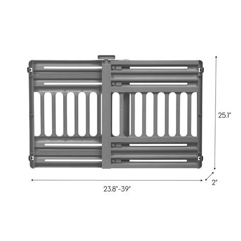 Iris Usa 24 To 39 Plastic Portable Expandable Pet Gate