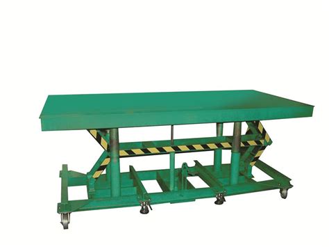 Lexco® Long Deck Hydraulic Foot Operated Lift Table On Wesco Industrial