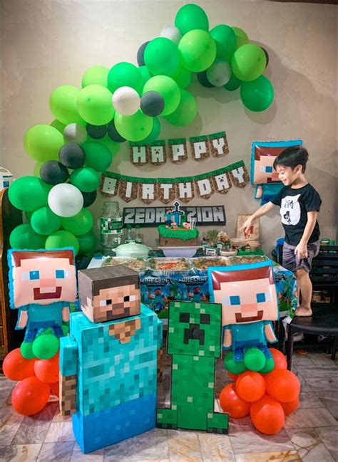 Minecraft Birthday Minecraft Birthday Minecraft Birthday Party