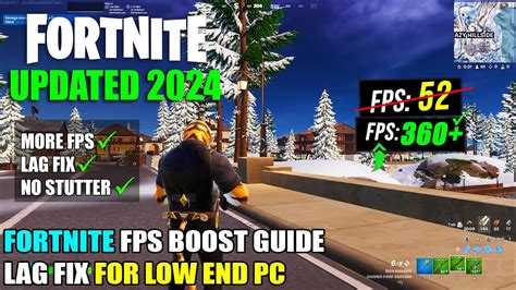 🔧 Fortnite Fps Boost Guide Fortnite 2024 Increase Fps And Fix Lag