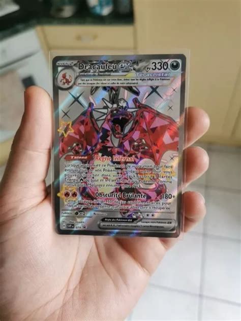 CARTE POKEMON DRACAUFEU 074 PROMO EX Full Art FA SHINY EV4 5 FR NEUF