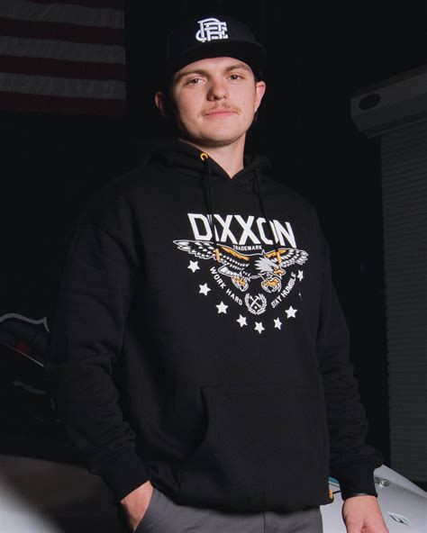 Mens Eagle Pullover Hoodie Black Dixxon Flannel Co