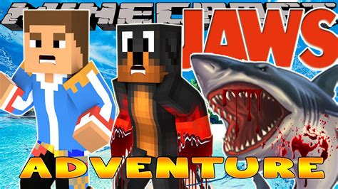 Minecraft Stranded With Sharks Custom Roleplay Jaws Bites