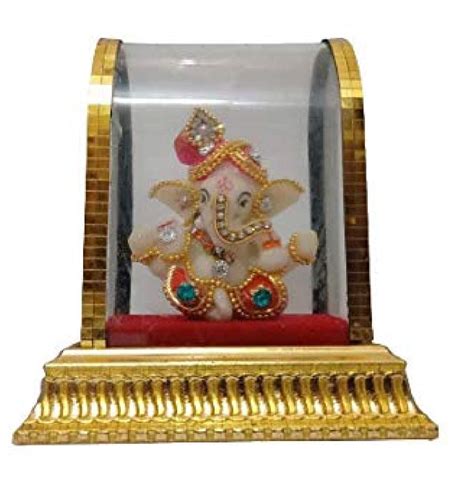 Buy Sapna Sales Ganesh Idol For Car Dashboard Lord Ganesh Idol In Glass