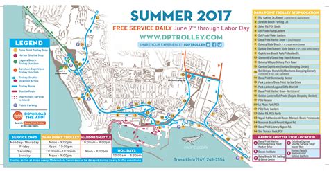 Dana Point Trolley Map 2017 The Best Of Laguna Beach