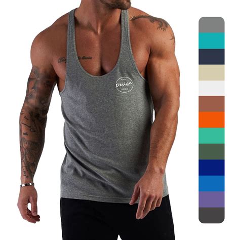 Wholesale Oem Custom Logo New Design Mens Muscle Dry Fit Workout Sports