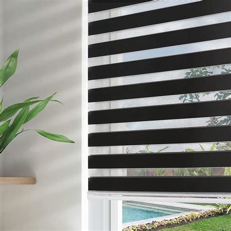 Amazon Joydeco Cordless Zebra Blinds For Windows Dual Layer Free