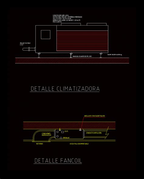 Detalle Minisplit En Autocad Librer A Cad