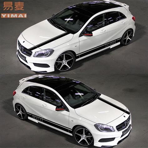 Mercedes Benz A Class Car Stickers A180 A200 A260 A250 Amg Car Stickers Decorative Body