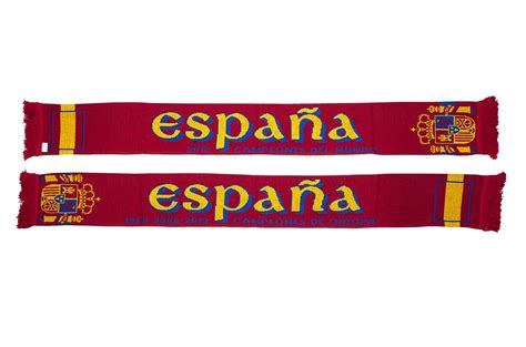 Spain Espana Soccer Knit Scarf Euroscarves Symbolize Your Passion