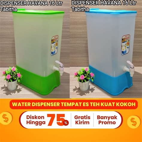 Jual Tempat Penyimpanan Wadah Es Buah Liter Toples Dispenser Kran