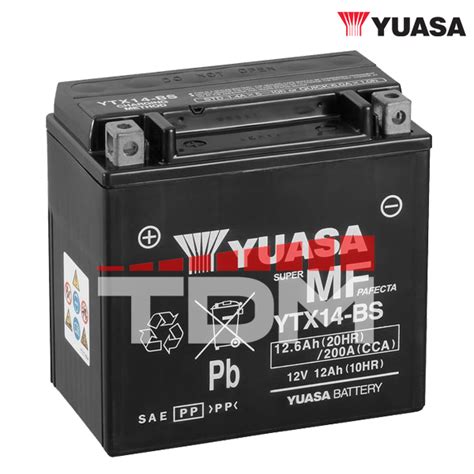 Batería Yuasa YTX14 BS TDM Online Store