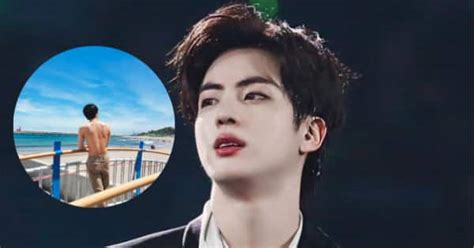 Bts Jin Aka Kim Seokjin Opens A Thirst Trap For Army With Shirtless