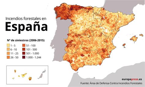 Incendios Forestales En Datos Estadísticas Y Cifras