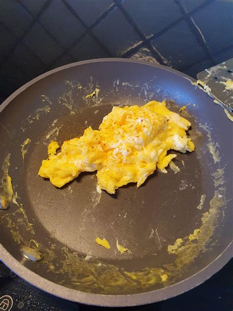 My breakfast today, Scrambled eggs : r/eggs