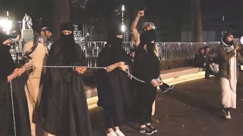 Islamic State Sex Slave Market Staged In London By Kurdish Activists