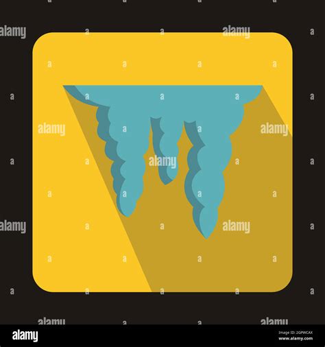 Icicles Icon In Flat Style Stock Vector Image And Art Alamy