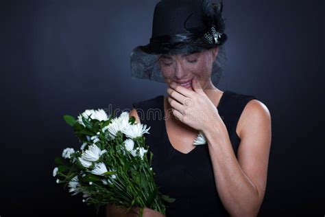 Sad Widow Crying Stock Image Image Of Adult Girl Mourning 29925097