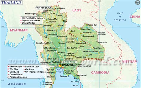 Thailand Map English Cinemergente