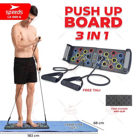 Jual SPEEDS Push Up Stand Bar Alat Bantu Push Up Untuk Olahraga Fitness