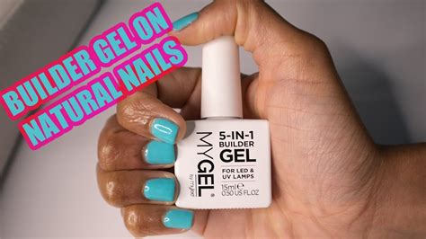 Builder Gel Nails Mylee 5 In 1 Builder Gel On Natural Nails Natural